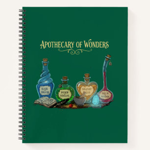 Apotheke der Wunder Magische Fantasie Notizbuch