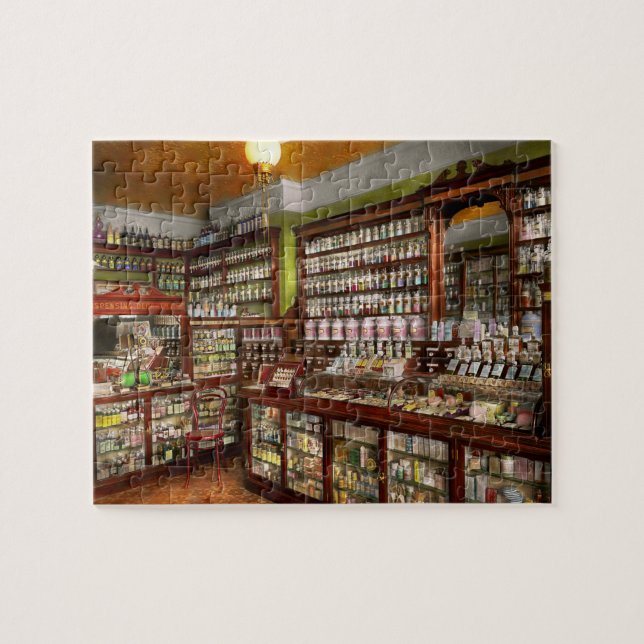 Apotheke - die Apotheke von Herrn Jones 1907 Puzzle (Horizontal)