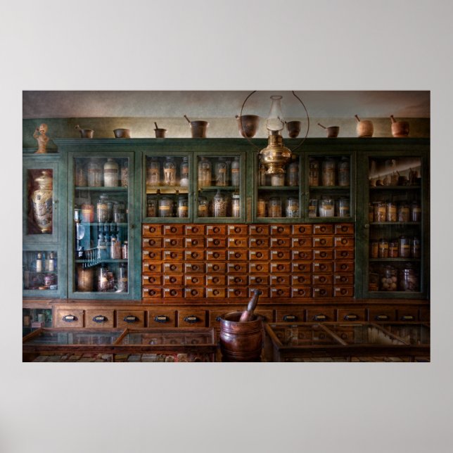 Apotheke - direkt hinter dem Tresen Poster (Vorne)