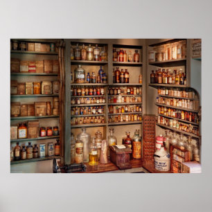 Apotheke - erhalten Sie mir diese Flasche auf dem Poster