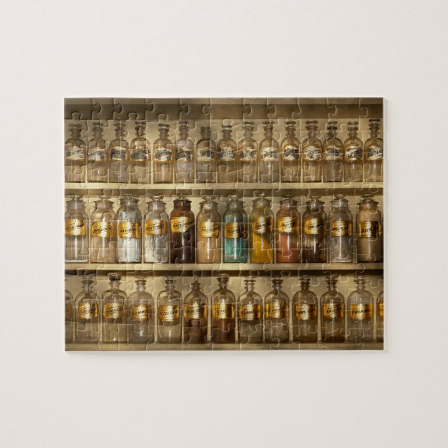 Apotheke - Geschäftsmöbel Puzzle (Horizontal)