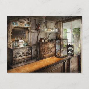 Apotheke - Gesundheits-Tonika Postkarte