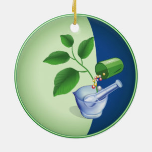 Apotheke Keramikornament