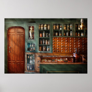 Apotheke - Medizin - pharmazeutische Abhilfen Poster