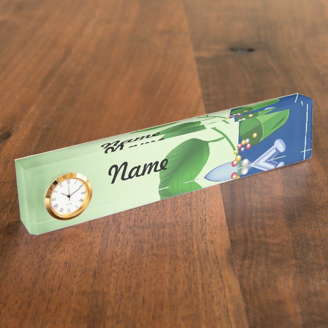 Apotheke Namensplakette (Seite)