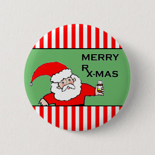Apotheke Weihnachten Button