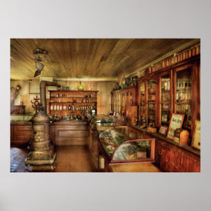 Apotheke - Wende des Jahrhunderts Poster