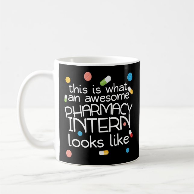 Apotheken-Interniert-Kaffee-Tasse PharmD Kaffeetasse (Links)