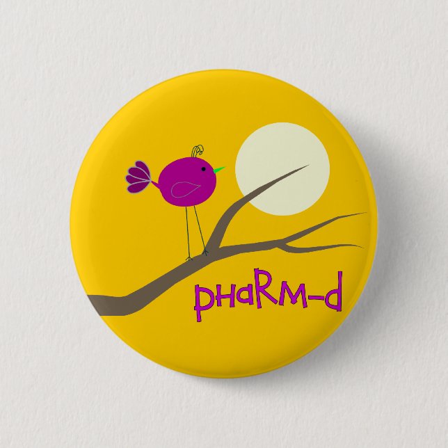 Apotheken-Student PharmD Geschenke Button (Vorderseite)