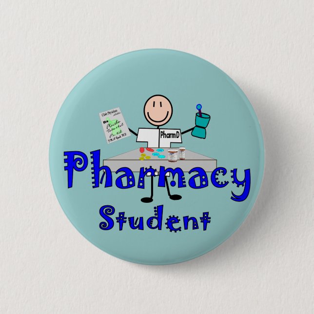Apotheken-Studenten-Geschenke Button (Vorderseite)