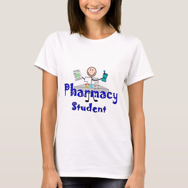 Apotheken-Studenten-Geschenke T-Shirt (Vorderseite)