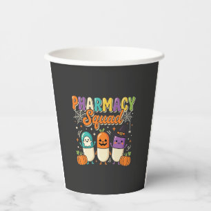 Apotheken-Team Halloween-Geist-Pillen-Design_1 Pappbecher