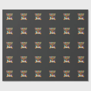 Apotheken-Team Halloween-Geister-Pillen-Design_1 Geschenkpapier