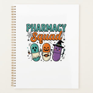 Apotheken-Team Halloween Vintage-Vector-Shirt-Desi Planer