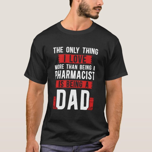 Apotheken Tech Techniker Apotheker Student Vater T-Shirt (Vorderseite)