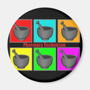 Apotheken-Techniker Popart Geschenke Magnet
