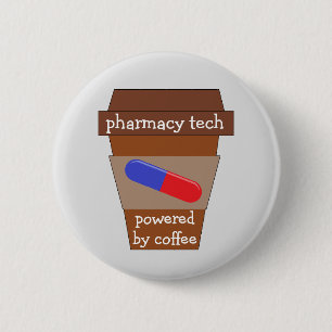 Apotheken-Technologie angetrieben durch Kaffee Button