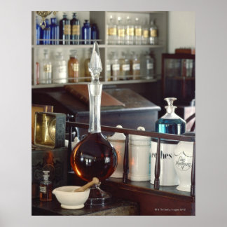 Apothekenflaschen Poster