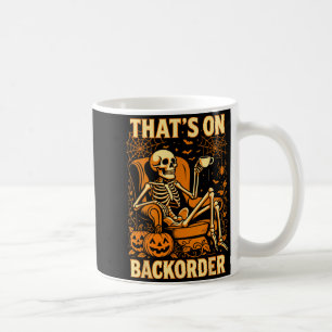 Apothekenhelfer Halloween auf Rückstand Kaffeetasse