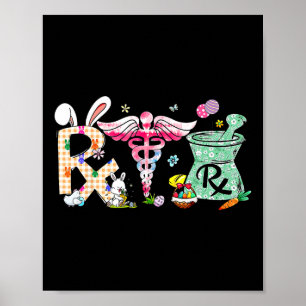 Apothekenhelfer Ostersonntag Apotheker Zertifizier Poster