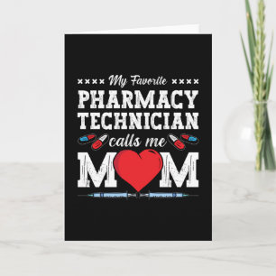 Apothekenhelferin nennt mich Mom Tech Apotheker Karte