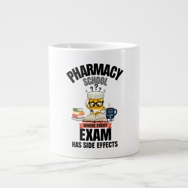 Apothekenschulhumor Jumbo-Tasse (Vorderseite)
