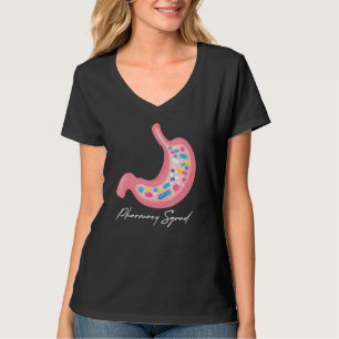 Apothekenteam Pharm D Magen Grafik Apotheker T-Shirt