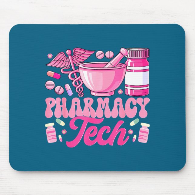 Apothekentechniker Pharmazeut Student Design Mousepad (Vorne)