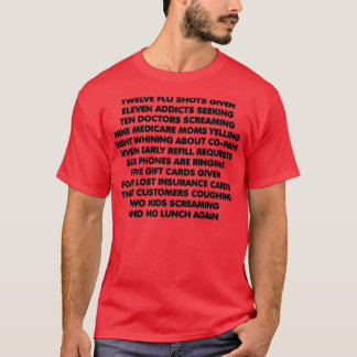 Apotheker 12 Tage Weihnachten T-Shirt