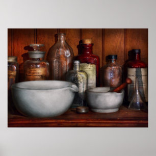 Apotheker - Arzneimittel zur Behandlung von Poster