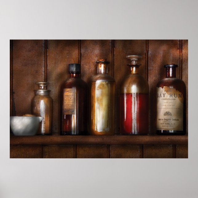 Apotheker - Ärztliche Elixer Poster (Vorne)