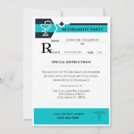 Apotheker Ärztliche Verschreibung Pad Rentirement Einladung