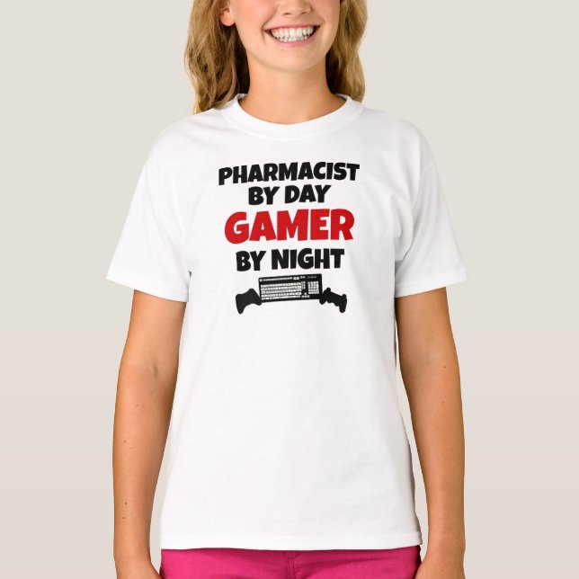 Apotheker bei Day Gamer by Night T-Shirt (Vorderseite)