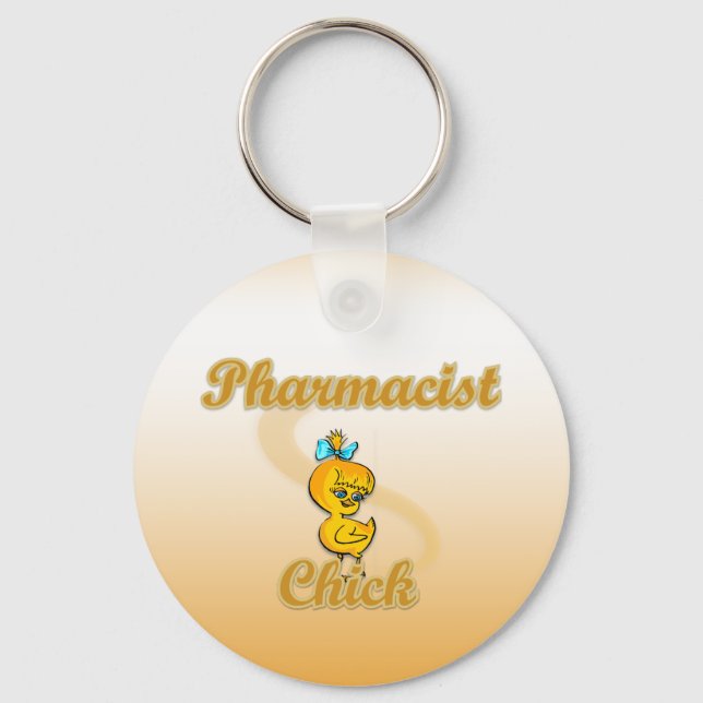 Apotheker Chick Schlüsselanhänger (Vorderseite)