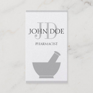 Apotheker, der Apotheken-Mörser-Stampfe Visitenkarte