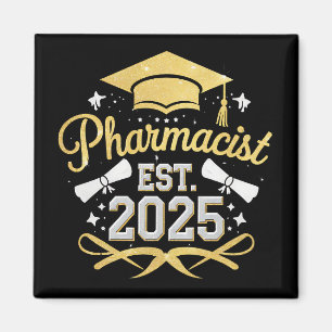Apotheker Est 2025 Pharmazie-Abschluss Magnet
