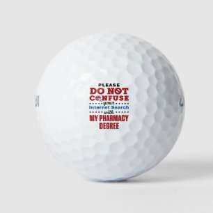 Apotheker Funny Quote Pharmacy Degree Golfball