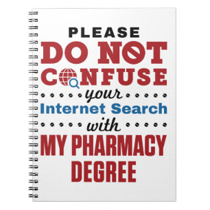 Apotheker Funny Quote Pharmacy Degree Notizblock