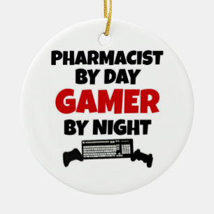 Apotheker Gamer Keramikornament