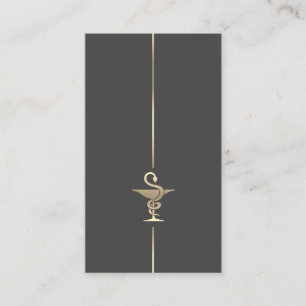 Apotheker - Goldschale von Hygeia Visitenkarte