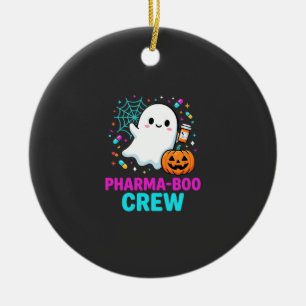 Apotheker Halloween Pharma-Boo Crew Geist Design_ Keramik Ornament