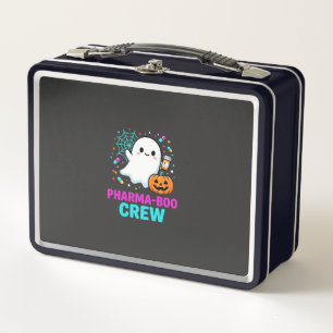 Apotheker Halloween Pharma-Boo-Crew Geist Design_ Metall Brotdose