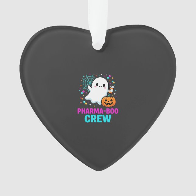 Apotheker Halloween Pharma-Boo Crew Geist Design_ Ornament (Vorderseite)