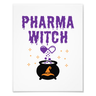 Apotheker Halloween Pharmacy Tech Pharma Witz Fotodruck