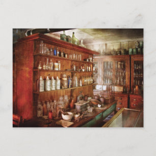 Apotheker - Hinter den Kulissen Postkarte