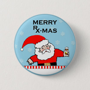 Apotheker Holiday Geschenk Button