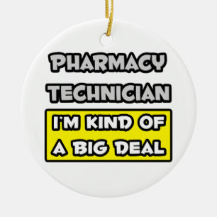 Apotheker .. Ich bin irgendwie ein großer Deal Keramikornament