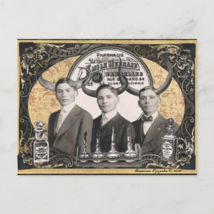 Apotheker Kuriositäten Postkarte