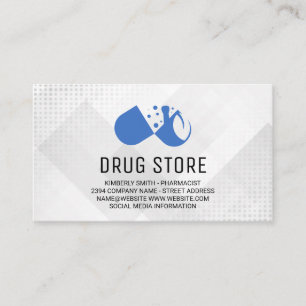 Apotheker   Medizinpillen   Gesundheitstechniker Visitenkarte