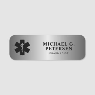 Apotheker Name Titel Apotheke silbermagnetisch Namensschild